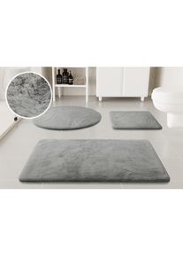 Goodproduct, GOODproduct Badematte &raquo;Lennja&laquo; H&ouml;he 25 mm rutschhemmend beschichtet fussbodenheizungsgeeignet Badteppich, getuftet, Uni, antirutsch, 