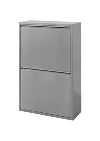 HEINE HOME, HEINE HOME M&uuml;lleimer, silberfarben, B/H/T: 60 cm x 92 cm x 25 cm