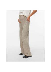 MAMALICIOUS, Unisex, Umstandshose &raquo;MLPAMMIE WIDE JRS PANTS HW NOOS&laquo;, kalamata detail:melange, M (38), N-Gr, Umstandshose von MAMALICIOUS