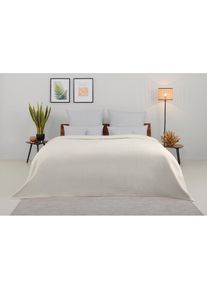 Goodproduct, GOODproduct Tagesdecke &raquo;Annika gesteppte Tagesdecke, aus 50% recyceltem Polyester&laquo; und 50% Baumwolle, ab Gr&ouml;sse 140x210 cm, hellgrau, 