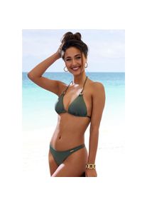 Lascana, Unisex, Lascana Bikini-Hose &raquo;Italy&laquo; String, oliv, 38, N-Gr, Mix-Kini nach Lust und Laune mixen