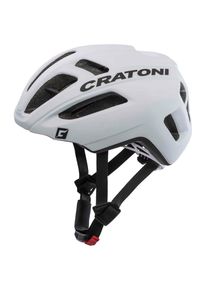 Cratoni, Fahrradhelm &raquo;C-Pro&laquo;, wei&szlig; matt gummiert, 54/58 Kopfumfang: 54cm - 58cm, Fahrradhelm