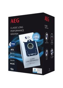 AEG, AEG Staubsaugerbeutel &raquo;GR201SM (12 Staubbeutel)&laquo; 3l F&uuml;llmenge, 3D Seitenfaltung, wei&szlig;, Einheitsgr&ouml;&szlig;e, Staubsaugerbeutel