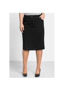 sheego, Unisex, Bleistiftrock, schwarz, 44