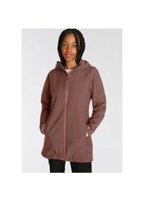 Jack Wolfskin, Unisex, Funktionsjacke &raquo;Outdoorjacke NOSTA&laquo; mit Kapuze W&auml;rmend, winddicht, wasserabweisend, &Uuml;bergangsjacke, wild ginger, XL, 