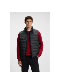 BOSS Orange, Herren, BOSS Orange Steppweste &raquo;Odeno&laquo; Stehkragen, slim fit, kurze L&auml;nge, schwarz001, 56, Weste von BOSS Orange Menswear