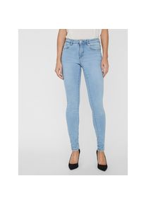V&eacute;ro Moda Vero Moda, Unisex, Skinny-fit-Jeans &raquo;VMTANYA MR S PIPING JEANS VI352 GA NOOS&laquo;, light blau denim, XS (34), L&auml;nge 32, Skinny-fit-Jeans, die deine Beine 