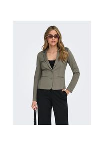Only, Unisex, Only Jerseyblazer &raquo;ONLPOPTRASH &ndash; 2-Knopf Blazer mit taillierter Silhouette&laquo; regular fit, Milano Rib, Materialmix, Reverskragen, 