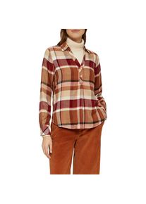 s.Oliver, Unisex, s.Oliver Langarmbluse mit Karo Muster, winter blush check, 44, Bluse von s.Oliver