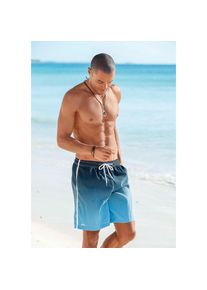 Buffalo, Herren, Badeshorts mit Farbverlauf, marine, blau, M (50), N-Gr, Mit coolem Farbverlauf