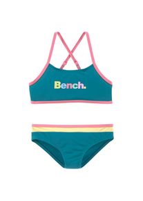 Bench., Unisex, Bustier-Bikini mit bunten Details, petrol, 146/152, N-Gr, Trendige Farben im Mix