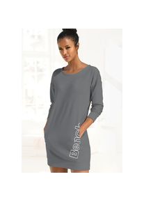 Bench. Loungewear, Unisex, Sweatkleid Eingrifftaschen mit seitlichem Logoprint, stone, wei&szlig;, 36/38, N-Gr, Sportliches Loungekleid mit einem grossen 