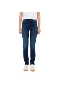 Mustang, Unisex, Mustang Slim-fit-Jeans &raquo;Unisex Style Shelby Slim&laquo;, 802 dunkelblau, 26, L&auml;nge 32, Jeans mit mittlerer Bundh&ouml;he und schmalem 