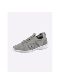 Heine, Unisex, Heine Sneaker, grau, 36, trageangenehmes Textilmaterial