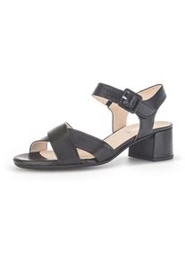 Gabor, Unisex, Sandalette &raquo;TUNIS&laquo; , Sommerschuh, Sandale, Blockabsatz, in Weite G (=weit), schwarz, 40, Sandalette mit verstellbarem Riemchen