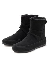 Vivance, Unisex, Stiefelette &raquo;Stiefel, Boots&laquo; aus hochwertigem Leder mit Reissverschluss, schwarz, 36, Stiefelette aus hochwertigem Leder gefertigt
