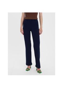 V&eacute;ro Moda Vero Moda, Unisex, Anzughose &raquo;VMZAMIRA MW SLIM STRAIGHT PANT NOOS&laquo; mit G&uuml;rtelschlaufen, navy blazer, XS, L&auml;nge 34, Unisexhose von Vero Moda