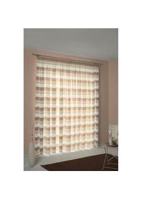 WIRTH, Vorhang &raquo;Menorca&laquo; Kr&auml;uselband 1 Stk. tlg., creme, Baumwolle, Polyester