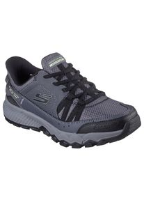 Skechers, Herren, Slip-On Sneaker &raquo;DYNAMITE AT&laquo; , Trekkingschuh, Freizeitschuh mit robuster Laufsohle, grau, schwarz, 47,5, Skechers Outdoorschuh mit 