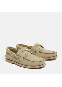 Timberland, Unisex, Bootsschuh &raquo;CLASSIC BOAT BOAT SHOE&laquo; Classic Bootsschuh aus Premium Leder, ltgrn suedewbei, 45, Klassischer Bootsschuh von 
