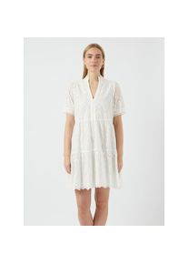 Y.A.S, Unisex, Blusenkleid &raquo;YASHOLI SS DRESS S. NOOS&laquo; Sommerkleid, star wei&szlig;, XL, N-Gr, Reine Baumwolle sorgt f&uuml;r angenehmen Tragekomfort und 