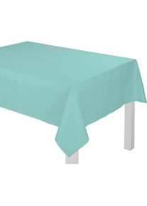 Adam, Tischdecke &raquo;Uni Collection&laquo; aus 100% Bio-Baumwolle, hellt&uuml;rkis, Bio-Baumwolle, 1 Stk.