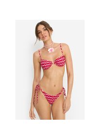 Lscn By Lascana, Unisex, LSCN by LASCANA B&uuml;gel-Bikini-Top &raquo;Echo&laquo; mit trendigem Alloverprint, pink waves, 34, Cup C, Bikini-Top mit trendigem Allover-