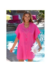 feel good, Unisex, feel good Sommerkleid &raquo;Tunika&laquo;, fuchsia, 40/42, Normalgr&ouml;ssen, gewebte Qualit&auml;t