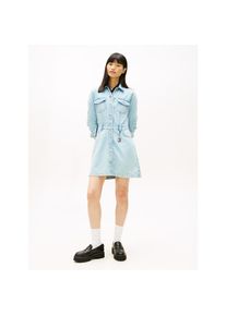 Tommy Jeans, Unisex, Jeanskleid &raquo;MINI TRUCKER DENIM DRESS&laquo; Brusttaschen, denim medium, XL (42), N-Gr, Kurzes Denimkleid von Tommy Jeans