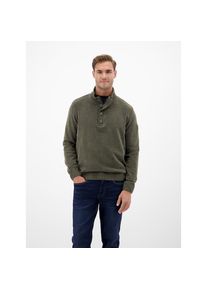 Lerros, Herren, Lerros Strickpullover Chenille-Pullover mit Troyer, nordic olive, XXL, Chenille-Pullover von Lerros