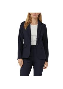 s.Oliver BLACK LABEL, Unisex, s.Oliver BLACK LABEL Jackenblazer mit 1-Knopf-Verschluss und Viskose-Stretch, navy, 46, Blazer von s.Oliver BLACK LABEL