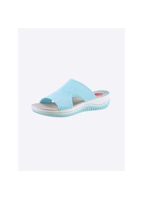 Jana, Unisex, Pantolette, eisblau, 37, Weite G