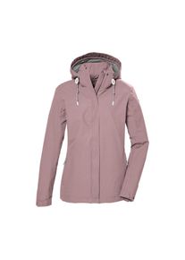 Killtec, Unisex, Outdoorjacke &raquo;KOS 61 WMN JCKT&laquo; Funktionsjacke: wasser- und winddicht, atmungsaktiv, abnehmbare Kapuze, rauchrosa, 40, Unisex 