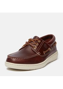 Timberland, Herren, Bootsschuh &raquo;PORTOFINO PIER BOAT SHOE&laquo; aus Premium Leder, burgundy full grain, 41, Modischer Bootsschuh von Timberland