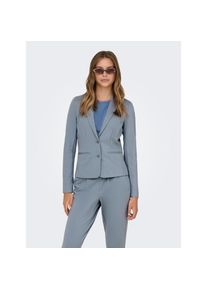 Only, Unisex, Only Jerseyblazer &raquo;ONLPOPTRASH &ndash; 2-Knopf Blazer mit taillierter Silhouette&laquo; regular fit, Milano Rib, Materialmix, Reverskragen, 