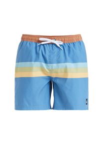 Quiksilver, Herren, Boardshorts &raquo;Everyday Straight 15"&laquo;, coronet blau retro stripe, S, Material: Stoff aus 100 % recyceltem Polyester