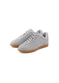 ELBSAND, Herren, Sneaker &raquo;Freizeitschuh, Ledersneaker, Schn&uuml;rschuh&laquo; Retro Sneaker, Lederschuh, Schn&uuml;rhalbschuh aus Leder Unisex, hellgrau, 44, 
