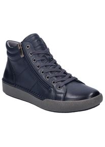 Josef Seibel, Unisex, Sneaker &raquo;Claire 11&laquo; Schn&uuml;rboots, High Top Sneaker, Komfortschuh mit Lederinnensohle, nachtblau, 41, Casusal High Top Sneaker mit