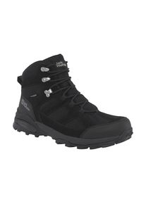Jack Wolfskin, Herren, Wanderschuh &raquo;TRAIL HIKER TEXAPORE MID M&laquo; wasserdicht, Trekkingschuh, schwarz, 44, Funktionaler Wanderschuh von Jack Wolfskin 