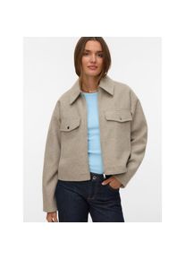 V&eacute;ro Moda Vero Moda, Unisex, Kurzjacke &raquo;VMFORTUNEFREJ SHORT JACKET GA BOO&laquo;, silber mink detail:melange, XL, Kurze Jacke von Vero Moda