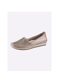 Gemini, Unisex, Slipper, puder, meliert, 38, Weite G