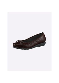 Casual Looks, Unisex, Ballerina, bordeaux, 36, Weite G