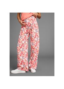 Neun Monate, Unisex, Umstandshose &raquo;Weiche Jersey-Hose&laquo; Jersey-Hose f&uuml;r Schwangerschaft und Stillzeit, aprikot gebl&uuml;mt, 36/38, N-Gr, Umstandhose von 