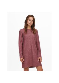 Only, Unisex, Only Strickkleid &raquo;ONLCAROL L/S DRESS KNT NOOS&laquo;, crushed berry detail:melange, XL, N-Gr, Elastisches Material: passt sich perfekt deiner 
