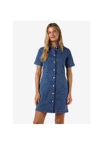 Noisy may, Unisex, Noisy may Jeanskleid &raquo;NMNISA S/S SLIM DENIM DRESS VI534MB NOOS&laquo;, medium blau denim, M, N-Gr, Kurzes Denim Kleid von Noisy may