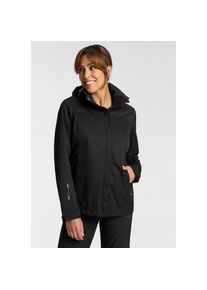 Killtec, Unisex, Funktionsjacke &raquo;KOS 133 WMN JCKT&laquo; 1 Stk. tlg. mit Kapuze w&auml;rmend & wind- & wasserdicht, &Uuml;bergangsjacke, schwarz, 40, Funktionsjacke 