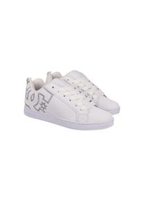 DC Shoes, Unisex, DC Shoes Sneaker &raquo;Court Graffik&laquo;, wei&szlig;, m silber, 6(37), Nubukleder- und/oder Lederobermaterial...