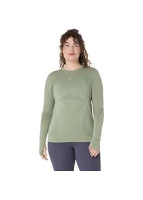 asics, Unisex, Laufshirt &raquo;ROAD SEAMLESS LS TOP&laquo;, monument blau, whisper gr&uuml;n, M, Laufshirt von asics