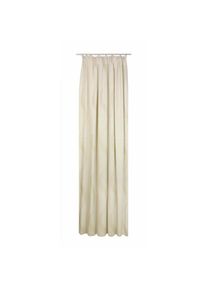 WIRTH, Vorhang &raquo;Lupara&laquo; Kr&auml;uselband 1 Stk. tlg., beige, Jacquard, Obermaterial: 75% Polyester, 25% Baumwolle