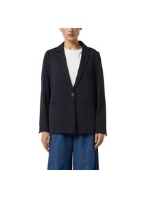 comma, Unisex, Jackenblazer Oversize-Blazer, navy, 36, Fliessender Oversize-Blazer von COMMA